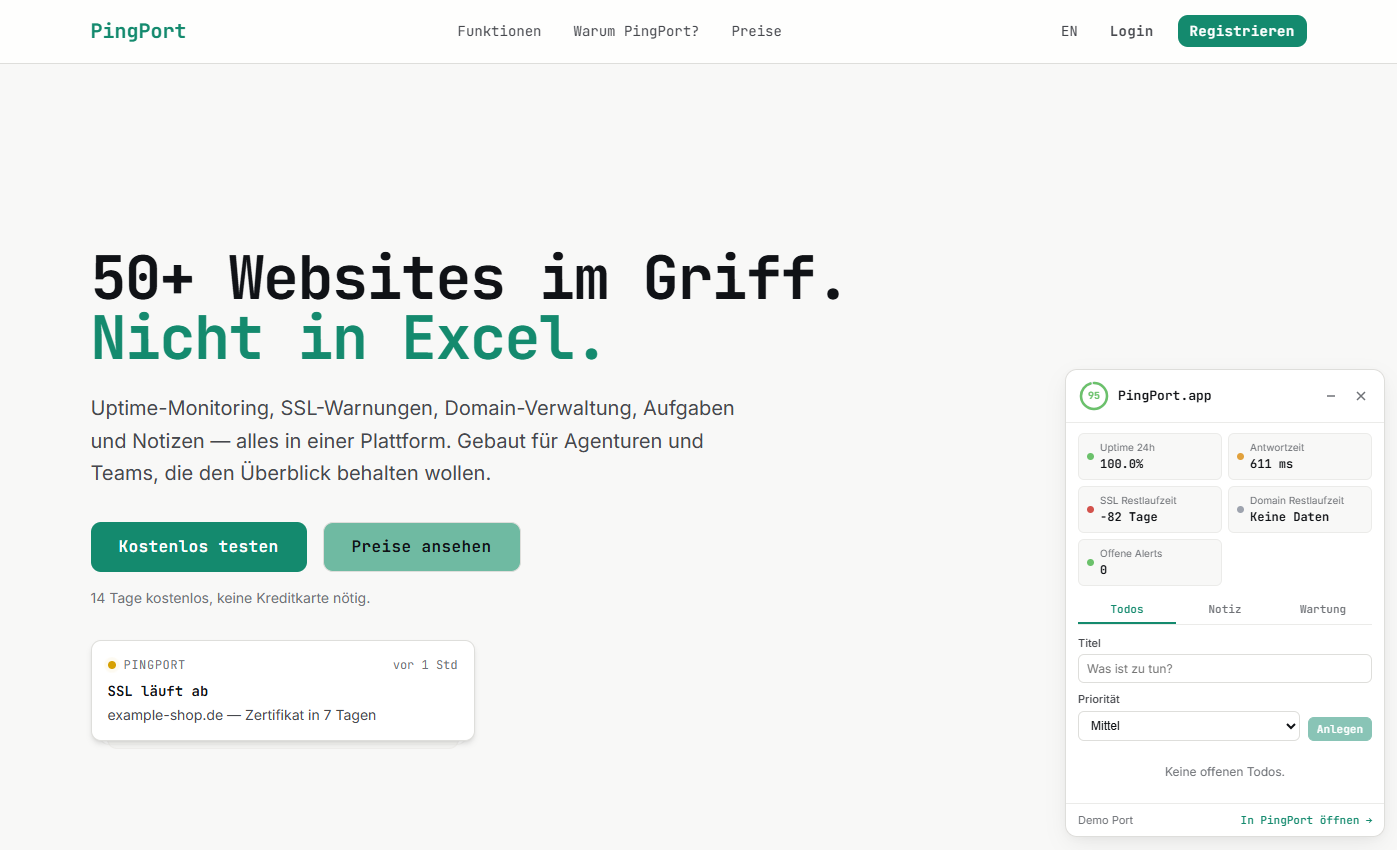 Content-Overlay mit Quick-Actions