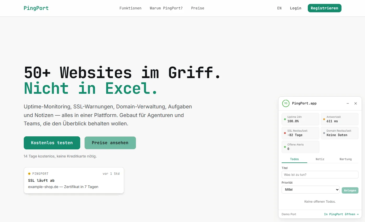 Browser Companion: Monitoring direkt im Browser ohne Tab-Wechsel